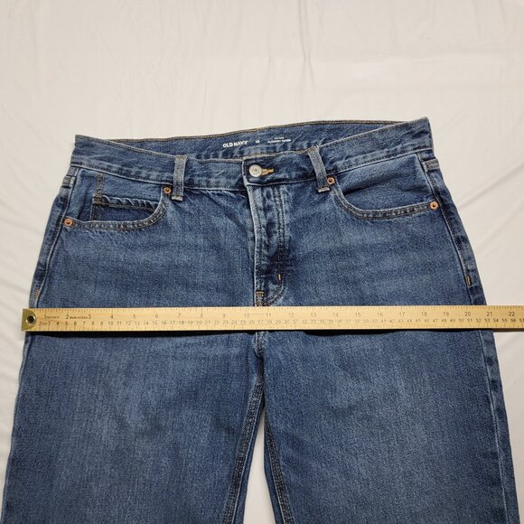Old Navy Womens Jeans Size 10 Slouchy Taper Mid Rise Button Fly Crop 35 X 24 - Picture 10 of 13
